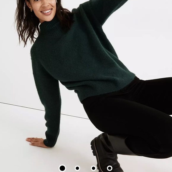 NWT Madewell Dillon Mock Neck Pullover Sweater Size XXS - Picture 2 of 6